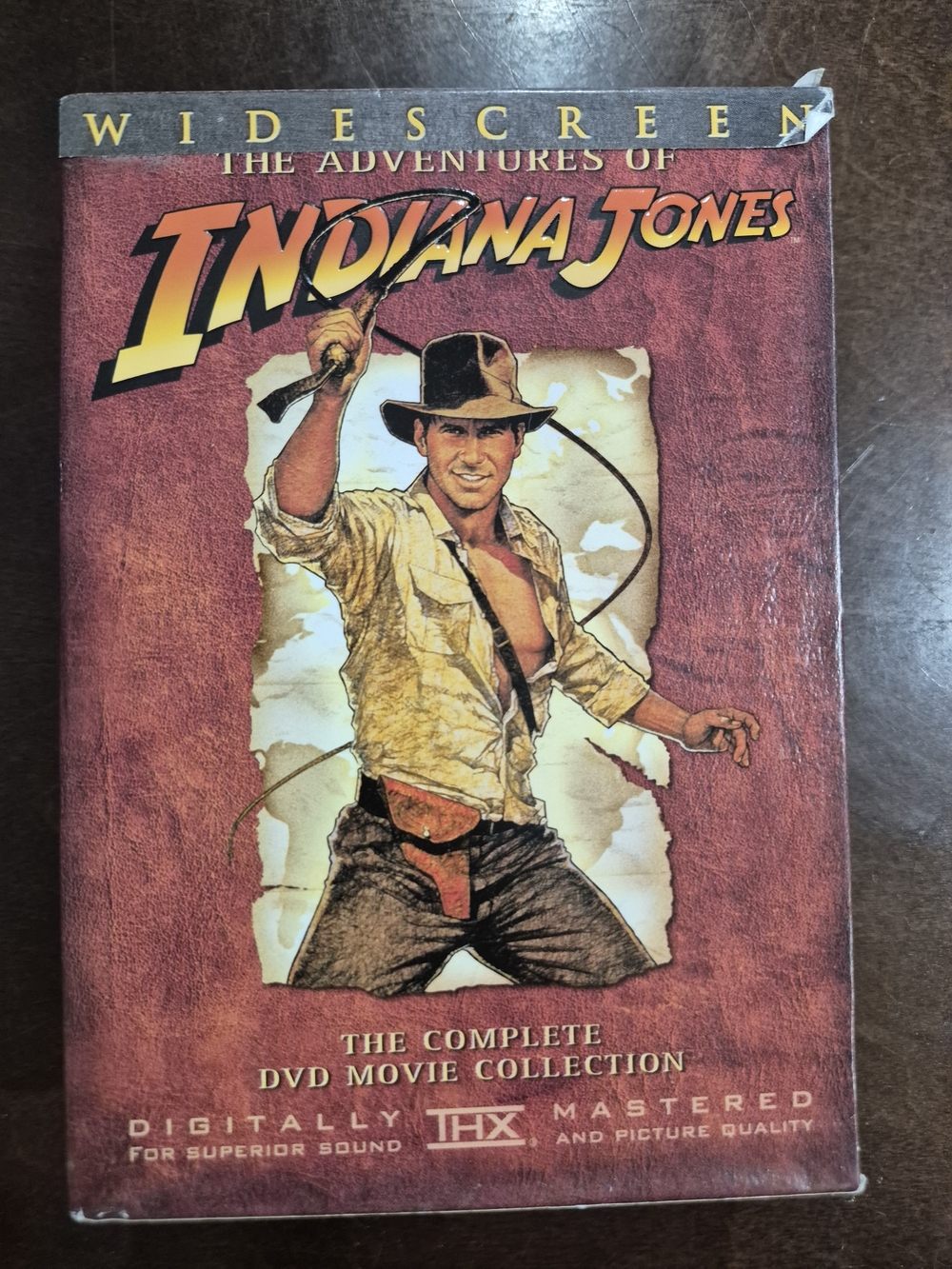 Indiana Jones Widescreen DVD Movie Collection - Red